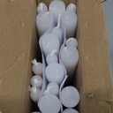 10 Inch White Taper Candles 24 Pack Bulk, Unscented Elegant Dinner Candles for Church, Wedding, Valentine's Day, Emergency, Holidays, 7-8 Hour Clean Burning Paraffin Wax for Candelabra and Holders, 10 inches , 0.79 inches