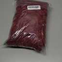 MANDIOO Pack of 2 Burgundy Super Soft Plush Fluffy Decorative Throw Pillow Covers 20x20 inch Faux Fur Wool Velvet Cushion Covers Pillow Cases Couch Sofa Bed Living Room