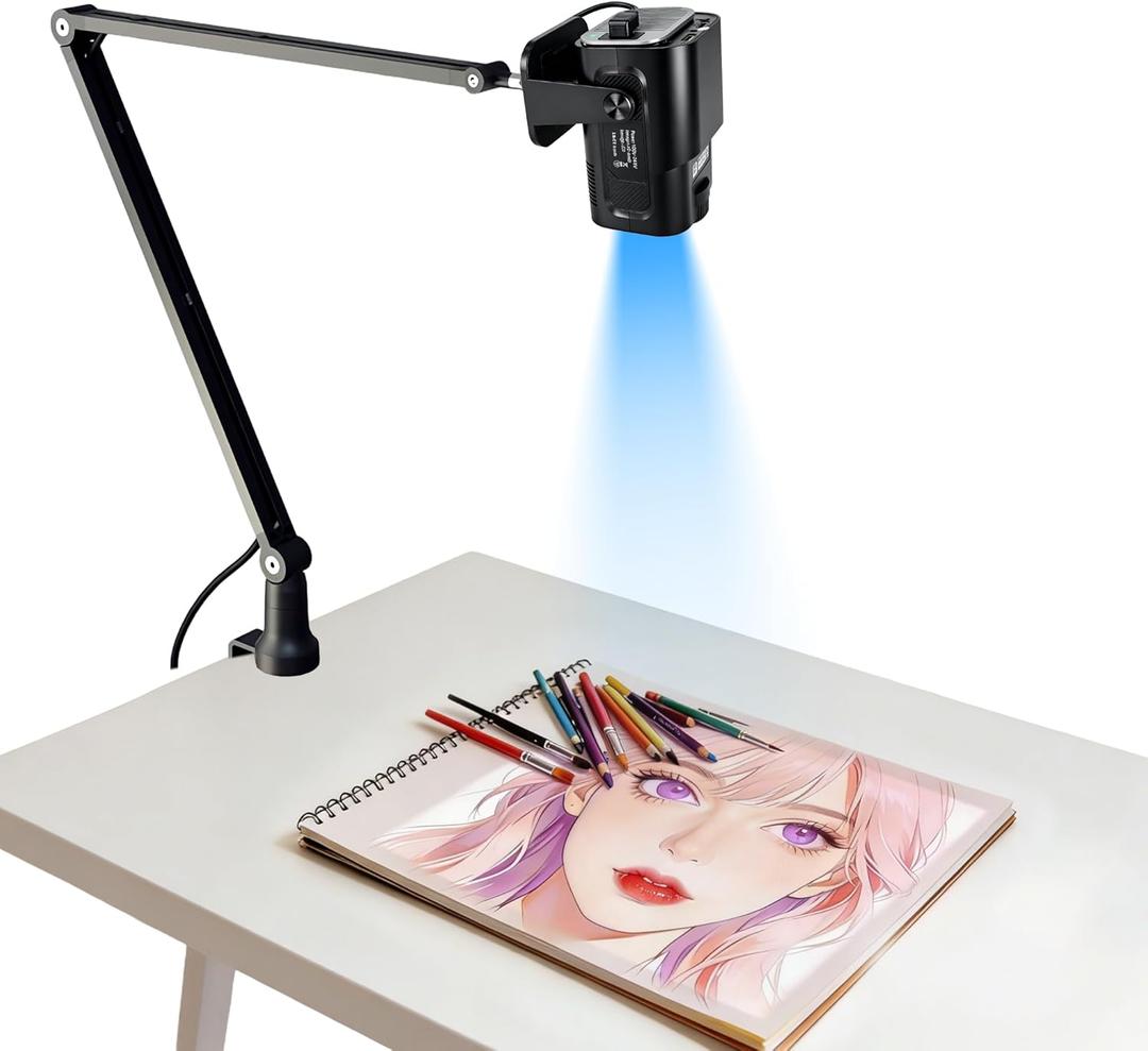 THOUSANDSUNNY Art Projector for Tracing, Smart Art Sketcher Image Painting Optical Drawing Projector on Desktop Wall Canva for Artists Kids