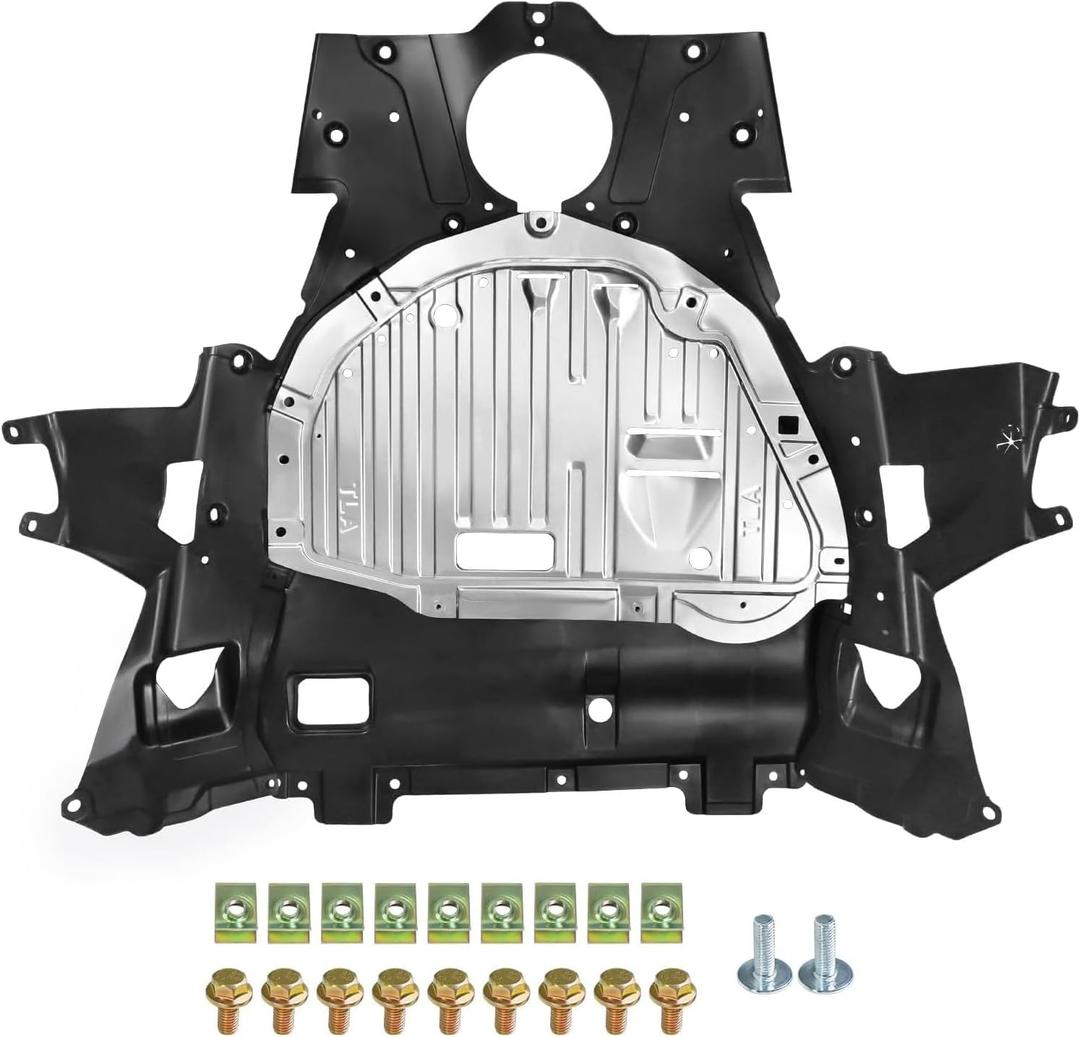Engine Splash Shield Guard Compatible with Honda CRV 2017-2022,74112TLAA01 Engine Case Guard Under Car Shield Cover OEM 74112-TLA-A01 74112TLAA01, Engine Splash Guard
