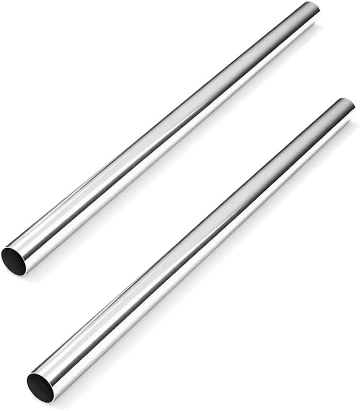 2 Pcs 36" Length 304 Stainless Steel Tube,5/8" OD 0.04" Wall Thickness 304 Stainless Steel Pipe Weldable Tubing,Round Metal Pipe Industrial Straight Tube
