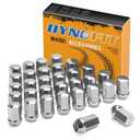 Dynofit M14x1.5 OE Wheel Lug Nuts Compatible with 2008+ Chevy Silverado 2500 3500 GMC Sierra,One-Piece Chrome Factory Lug Nuts For 2012+RAM 2500 3500, 32PCS 7/8" Hex 1.75" H Replace OE#611-236|611-330