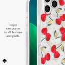 kate spade new york iPhone 17 Pro Max Case - Compatible with MagSafe - Designer Phone Case - Cherry Dot Gems