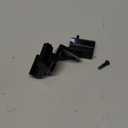 KEMIMOTO UTV Flag Whip Light Mount Adjustable Whip Mounting Bracket Compatible with Polaris Ranger General Can am Defender Commander 2021+ Maverick Trail Sport, Work for Pro fit Cage Only, Black