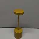 LED Cordless Table Lamps, Portable Rechargeable Battery Operated Lamp, Modern Metal 2 Level Dimmable Indoor and Outdoor Cordless Lamp, Desk Lamp for/Restaurant/Bar/Cafe/Bedroom. (Gold)