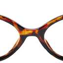 TIJN Olisa Blue Light Blocking Glasses for Women Men,Retro Oval Frame Bluelight Eyeglasses for Gaming/Computer/Screen