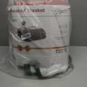 Homemate Heated Blanket Electric Throw - 50"x60" Heating Blanket Throw 1/2/4/6/8 Hours Auto-Off 10 Heat Level Over-Heat Protection Flannel Sherpa ETL Certification (21 - Dark Green)