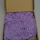 Upgrade Stuffed Animal Hammock Corner or Wall Hanging Net for Stuffy Animal Storage Macrame Toy Display Over Door Toy Holder Kid Bedroom Decor Playroom Organizer (Purple XL)