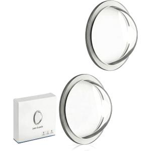 2 x 2pcs Car Camera Lens Protector,Clear Backup Camera Protective Sticker Anti-Scratch Waterproof Lens Guard for Car Camera Adhesive Installation