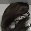 SEIKEA 28" Ponytail Extensions Drawstring Long Straight Fake Pony Tail Natural Soft Clip in Hair Extension Synthetic Heat Resistant Hairpiece - Black Brown