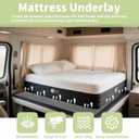RV Mattress Underlay Pad, Ventilated Non-Slip Design, 83x59 inches, for RV/Camper/Boat