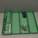 SPACELEAD Slim Storage Cart 4 Tier,Bathroom Organizer Rolling Utility,Mobile Shelving Unit Slide Out for Office, Kitchen, Laundry Room & Narrow PlacesGreen