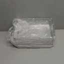 Ravinte 6 Pack Drawer Organizer - 6" X 9" Plastic Storage Bins, Acrylic Organizers with Non-Slip Pads Clear Desk Storage Tray for Makeup, Jewelries, Kitchen Utensils, Bathroom and Office