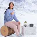 G Gradual Sherpa Sweatshirt for Women Fleece Sweatshirts Crewneck Pullover Warm Sweaters for Winter (White, XL)