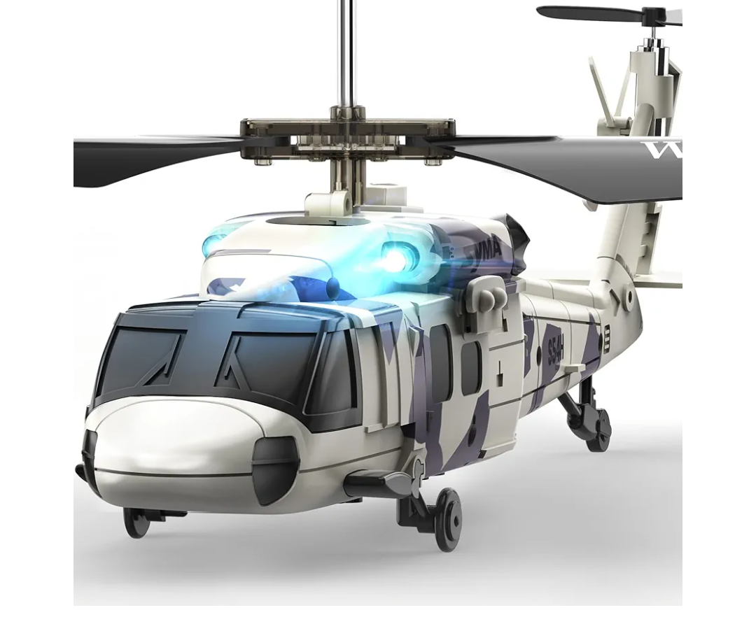 SYMA Remote Control Helicopter, S54H RC Helicopter for Adults with One-Key Take Off/Landing, Gyro Stabilizer, Altitude Hold, 3.5 Channel, 7-10 Min Flight Time - Helicóptero de Control Remoto
