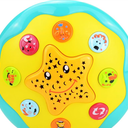 Baby Musical Toys for 6 to 12 Months 4 in 1 Musical Projector Ocean Rotating Early Learning Crawling Light Up Baby Toys 0-3 3-6 12-18 Months Babies Gifts for Toddlers 1-3 Years Old Boys Girl