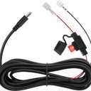 3 x 10FT Trail Camera Power Cord, 4.0x1.7mm DC External Power Cable with 2Amp Fuse for Portable Power Banks, Solar Panels, Game & Doorbell Cameras and More