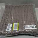 DEXI Bathroom Rugs 24x43, Non Slip Washable Bath Mat, Luxury Chenille Super Absorbent Thick Bathmats for Shower Floor, Plush Fluffy Shaggy Carpet for Tub, Brown