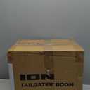 ION Tailgater Boom - Outdoor Portable Bluetooth Speaker with Mic in, FM Radio, USB Port, Battery, IPX5 Water-Resistant, Wireless Stereo-Link, App, 60W
