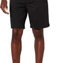 Amazon Essentials Men's Classic-Fit 9" Chino Shorts (44, Black)