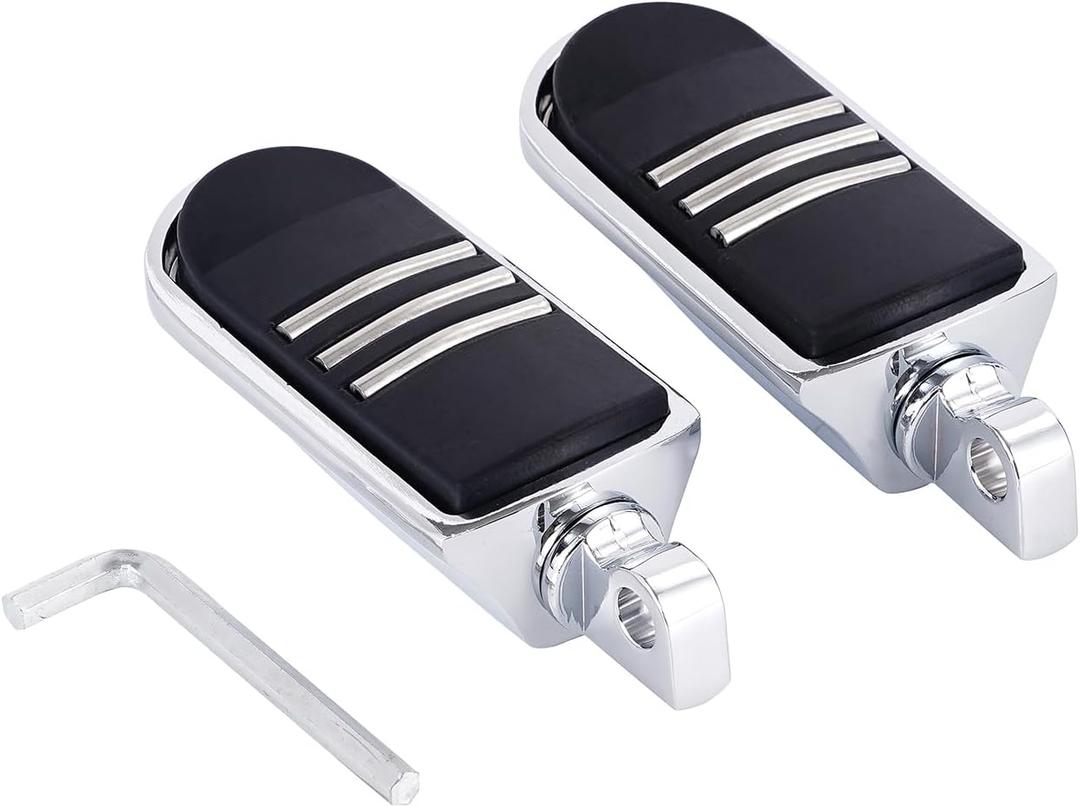 Motorcycle Highway Pegs Passenger Footpegs Male Mount Foot Rest Pedal Fit Harley Touring Street Glide Road King Road Electra Glide Sportster Dyna Softail