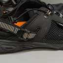 Mens Amphibious Water Shoes - Summer Hiking Athletic Water Sandals Closed Toe Aqua Sneakers (10.5, Black-1)