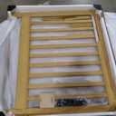 Babyletto Origami Mini Crib with Wheels - GREENGUARD Gold Certified - Portable Baby Crib for Small Spaces - Foldable & Converts to Twin Bed - Easy Setup - 2 Adjustable Mattress Positions - Honey