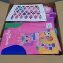 Move2Play, Giraffe Basketball Hoop & Soccer Goal Activity Center | 30+ Sounds & Lights | 1, 2, 3+ Year Old Gift & Birthday Present | 6, 12, 18, 24+ Month Toy For Baby, Toddler, Boys, & Girls (Pink)