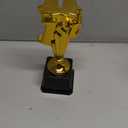 Juvale 1st Place Trophy Award - Plastic Trophy, 8-Inch Gold-Plated with Black Base - Sports Tournament & Party Awards - Basketball & Soccer Awards for Adults & Kids