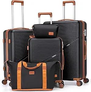 Cosbarn Luggage Sets, Durable 20,24,28 inch Suitcase Sets With Wheels