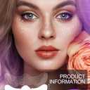 2 x Face Glitter Freckles, Silver Tattoo Makeup Patches, Stardust Speckles Sparkle Beauty Waterproof Fake Freckle for Holiday Dance Music Party Makeup - 10 Count