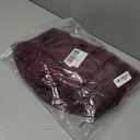ZOLUCKY Womens Long Sleeve Shacket Casual Corduroy Button Down Shirts Solid Color Shacket Blouse Tops, Wine Red 3XL