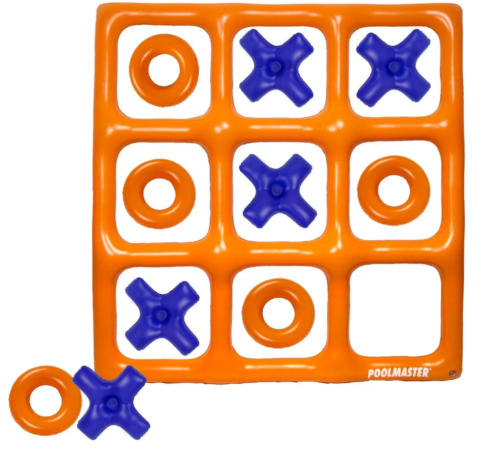 Poolmaster Giant Floating Tic Tac Toe Game for Swimming Pool and Backyard