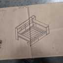 Bellemave Twin Corner Bed Frame with Storage Shelves and Desk, Wood Twin Size Daybed with Bookcase and DrawersTwin Daybed with Storage, Antique White