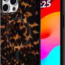 Kate Spade New York iPhone 15 Pro Max Case, Compatible with MagSafe - Tortoiseshell