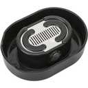 Razor Manual Rinser Push-Type Shaving Razor Cleaner Portable Rinser Tool for Men  Quick Cleaning, Save Water, No Electricity, Compatible with Most Hand Shavers and Cartridge Blades (1pac, Black)