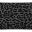 Black Leopard Cheetah Body Pillowcase, Long Pillow Cover 20"x54" Soft Moisture-Wicking for Hot Sleepers, Hair and Skin-Friendly (One Size)