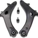 maXpeedingrods 2Pcs Front Lower Control Arm with Ball Joint for Subaru Forester 2009-2013, for Subaru Impreza WRX 2011-2014, MS801051 MS801052