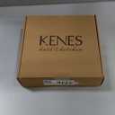 KENES Brushed Gold Bathroom Faucets, Modern Single Hole Lavatory Vanity Faucet, Single Handle Bathroom Sink Faucet Gold, with Pop Up Drain & Water Supply Hoses LJ-9031-4 (Short)