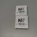 2 x KBT 4 Pack LiFePO4 Phosphate Lithium CR123A with Charger, 3V 500mAh Rechargeable Battery for Flashlight, Headlights,Digital Cameras