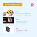 BeOne 822XL Ink Cartridges High Yield Remanufactured Replacement for Epson 822XL Ink Cartridges for 822XL Printer for Epson WF-3820 WF-4820 WF-4830 WF-4833 WF-4834 WF-3823 Printer (5 Pack)