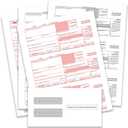 1099-NEC Forms 2024,4 Part Tax Forms Kit with 25 Self-Seal Envelopes,25 Vendor Kit of Laser Forms,Compatible with QuickBooks and Accounting,Includes 3 1096 Forms
