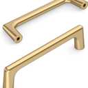 Amerdeco 10 Pack Champagne Bronze Cabinet Pulls 3.75 Inch(96MM) Hole Centers Kitchen Cabinet Handles Hardware Kitchen Handles for Cabinets Cupboard Handles Drawer Pulls ZH0041