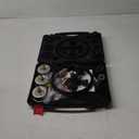 Hydraulic Nitrogen Accumulator Charging Kit, Nitrogen Fill Kit, Pressure Test System, Gas Charge Tools with 7 Adapters, 3 Gauges, 1 Gas Hose and G5/8 Male to CGA580 Male Adapter