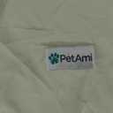 PetAmi Premium Cooling Dog Blanket | Lightweight Fluffy Pet Throw Blanket Bed Cover for Dogs, Cat, Puppies | Pet Blanket Furniture Protector Couch Sofa | Reversible Fuzzy Cozy | 40x60, Beige Latte