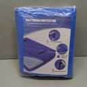 BETU Mattress Bags for Moving, Mattress Protector Waterproof Mattress Cover King Size Storage Bags with 8 Heavy-Duty Handles and Zipper for Bed Extra Thick Large Reusable (82"x79"x15" Blue)