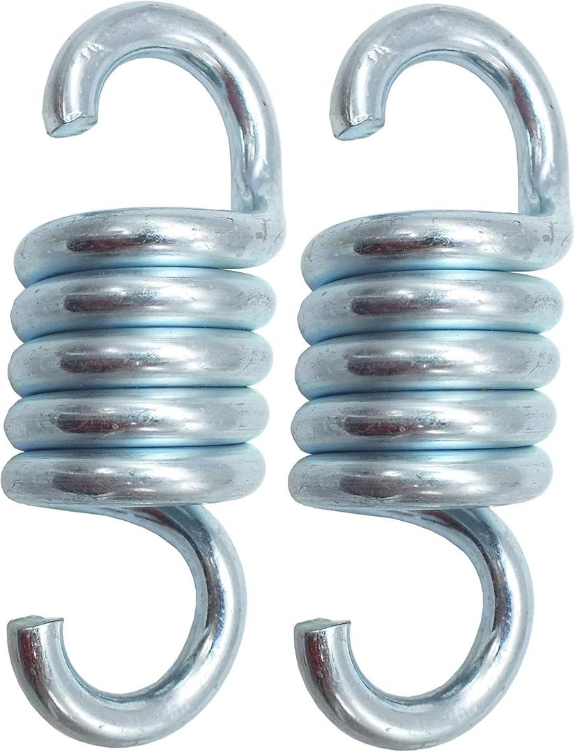 2pcs 4inches Hammock Chair Spring Heavy Duty Spring for Porch Swings Hanging Chairs and Hanging Swing 600lbs/pcs Weight Capacity