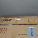 TETOTE Brushed Gold Bathroom Mirror 22 x 30 Inch Rectangle Gold Metal Framed Bathroom Vanity Mirror for Over Sink, Modern Farmhouse Rectangular Brass Frame Wall Mirror, Bedroom (Horizontal/Vertical)