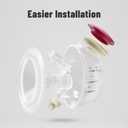 Phanpy Wearable Breast Pump Milk Collector Cup S2, Original Phanpy Breast Pump Replacement Accessories, 24 mm Flange and 20mm Insert Included, 12 oz / 360 ml, 2 Piece