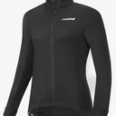 qualidyne Women's Thermal Cycling Jersey Long Sleeve Winter 3 Pockets Bike Fleece Jackets Windproof Biking Coat Cold Weather L